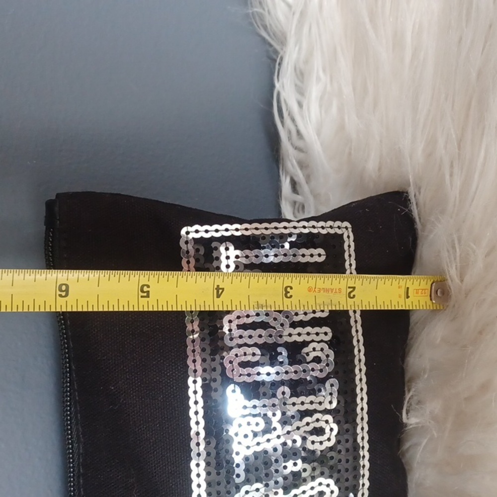 Victoria's Secret Black Sequin Clutch - Picture 5 of 11